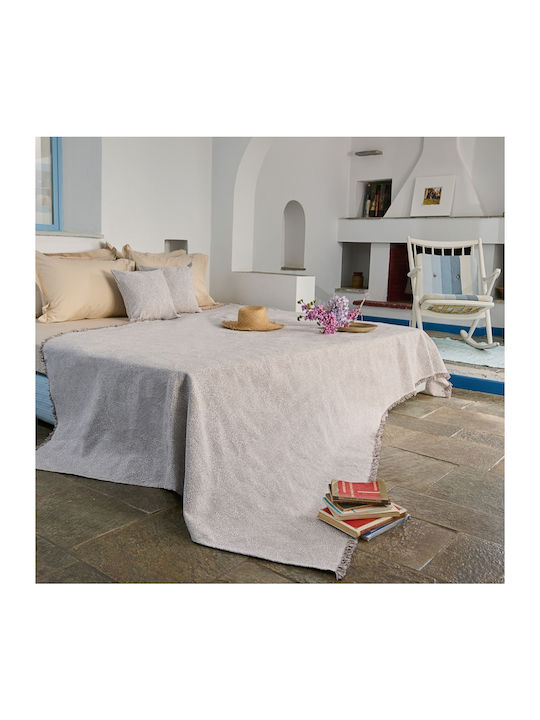 Cokitex Zen Ριχτάρι Τριθέσιου Καναπέ 180x300εκ. Greige 3121003011