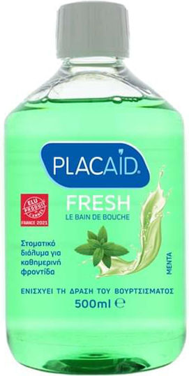 Plac Aid Fresh Travel Size Mint Mouthwash Daily Protection
