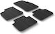 Lampa Set of Front and Rear Mats 4pcs for Volkswagen Touareg 2018 Black