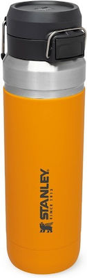 Stanley Quick Flip Bottle Bottle Thermos Stainless Steel BPA Free Saffron 1.06lt with Mouthpiece 10-09150-064