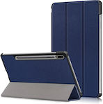 Techsuit Flip Cover Δερματίνης Μπλε (Galaxy Tab S8 Ultra)