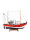 Weihnachtsboot Fischkutter Holz 40x37cm
