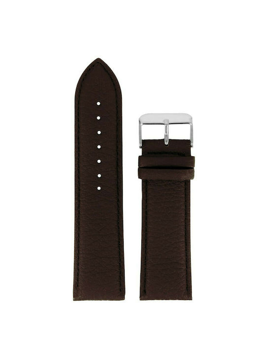 Tzevelion Leather Strap Brown 22mm