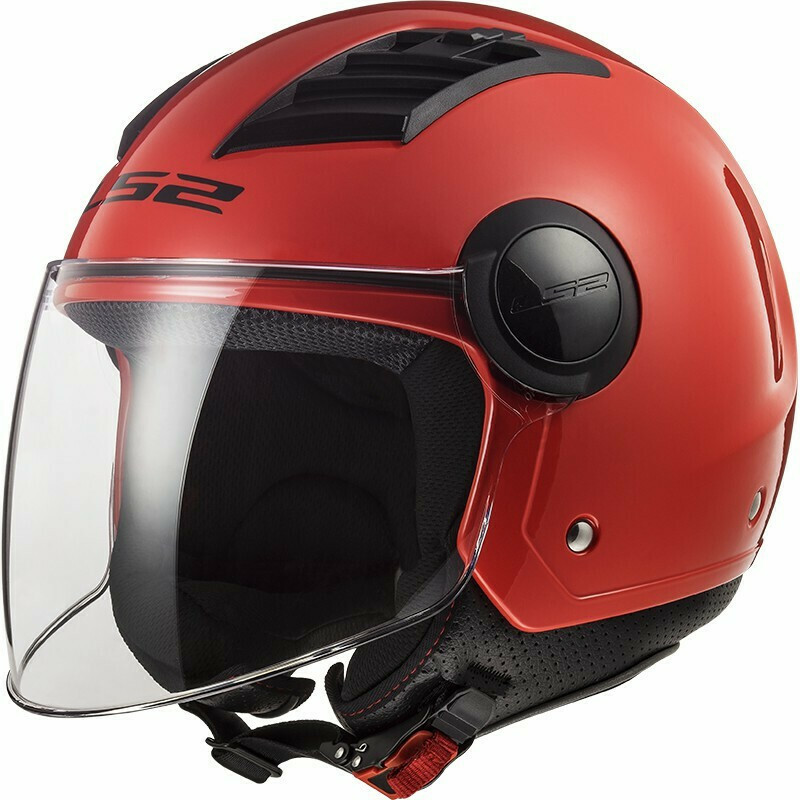 LS2 Airflow OF562 Jet Helmet ECE 22.05 950gr Red Matt KR502352