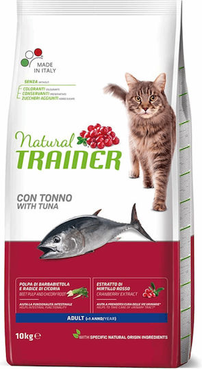 Natural Trainer Adult Hrană Uscată pentru Pisici Adulte cu Ton 10kg