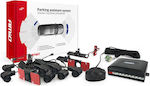 AMiO Car Parking System with Buzzer and 8 Sensors in Black Colour 02254