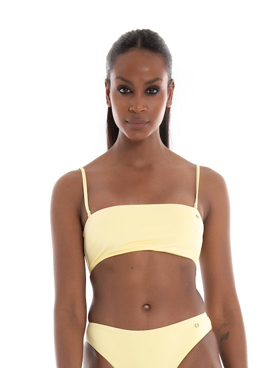 Only Sports Bra Bikini Top Olli Yellow