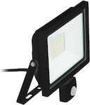 Eglo Waterproof LED Floodlight 100W Natural White with Motion Sensor IP65