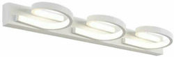 Eurolamp Modern Wall Lamp Built-in LED Natural White 70cm White