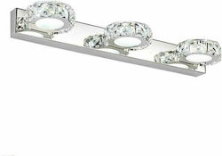 Eurolamp Leuchte Wand LED Silber 46x116x50cm