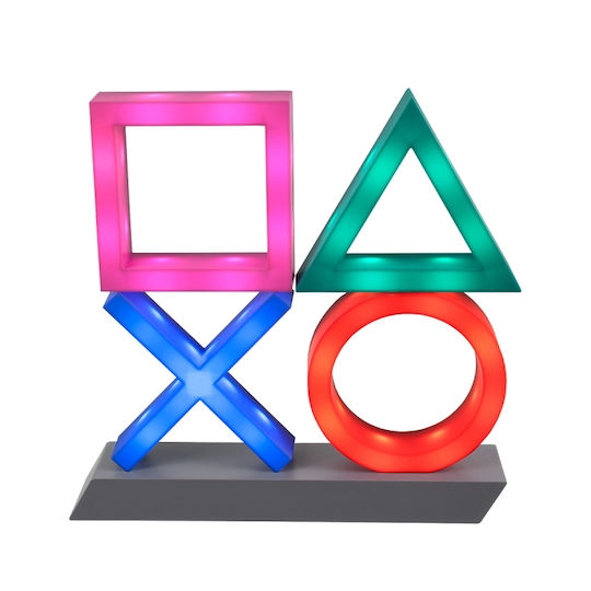 GloboStar Led Kids Decorative Lamp Playstation Multicolour 30.5x6x29.5εκ.