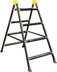 Eurostep Lepus Ladder Metallic with 2x4 Steps