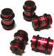 Xon Bicycle Brake Cable Cap Red Wire Rope Ferru...