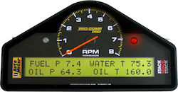 Stack Όργανο Βενζίνης / Θερμοκρασίας Λαδιού / Όργανο Θερμοκρασίας Νερού / Πίεσης Λαδιού Αυτοκινήτου Multi-Function Display Logger, Drag Racing, Black, 0-8K Rpm