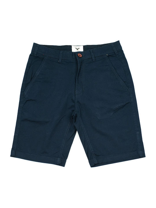 Gnious Ανδρική Βερμούδα Chino Navy Μπλε
