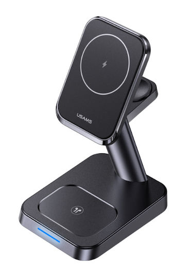 Usams Kabelloses Ladegerät (Qi Pad) 20W Schwarzs (CC150)