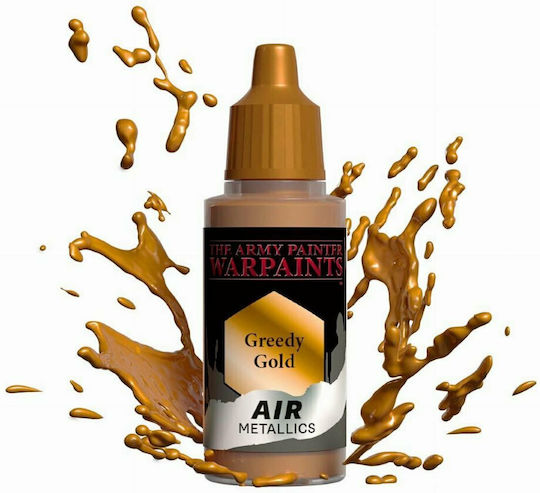 The Army Painter Air Metallics Modellbau Farbe Greedy Gold 18ml AW1132