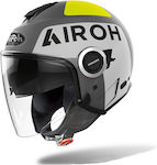 Airoh Helios Up Jet Helmet with Sun Visor ECE 2...