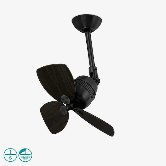 Faro Barcelona Vedra S Ανεμιστήρας Οροφής 46cm Μαύρος