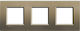 Legrand Living Light Horizontal Switch Frame 3-...
