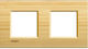 Legrand Living Light Schalterrahmen 2-fach Hori...