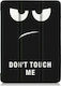 Tri-fold Klappdeckel Synthetisches Leder Don't Touch Me (iPad Air 2020/2022 / iPad Pro 2018 11" / iPad Pro 2020 11" / iPad Pro 2021 11")