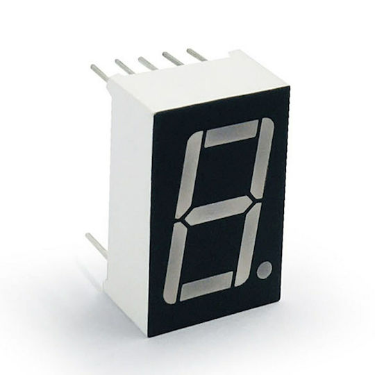 7-Segment Red Led Display 1 Bit Common Cathode 0.5"