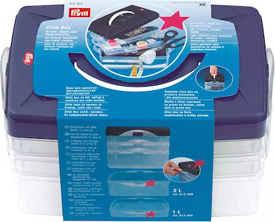 Prym Click Box Plastic Sewing Box 16.5cm 612403