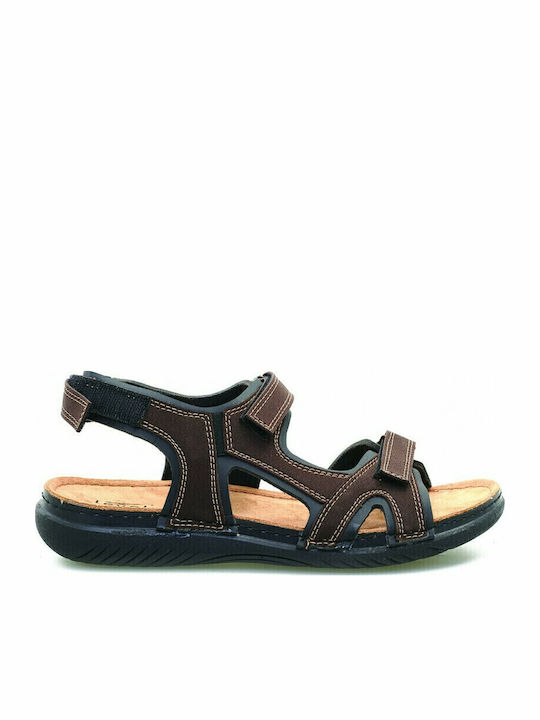 Level Anatomic Herrensandalen in Braun Farbe
