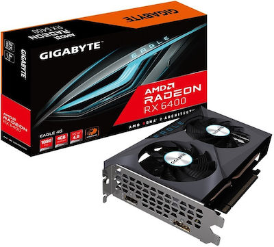 Gigabyte Radeon RX 6400 4GB GDDR6 Eagle Κάρτα Γραφικών