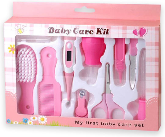 BabyCute Σετ Περιποίησης Μωρού Care Kit Pink 10τμχ