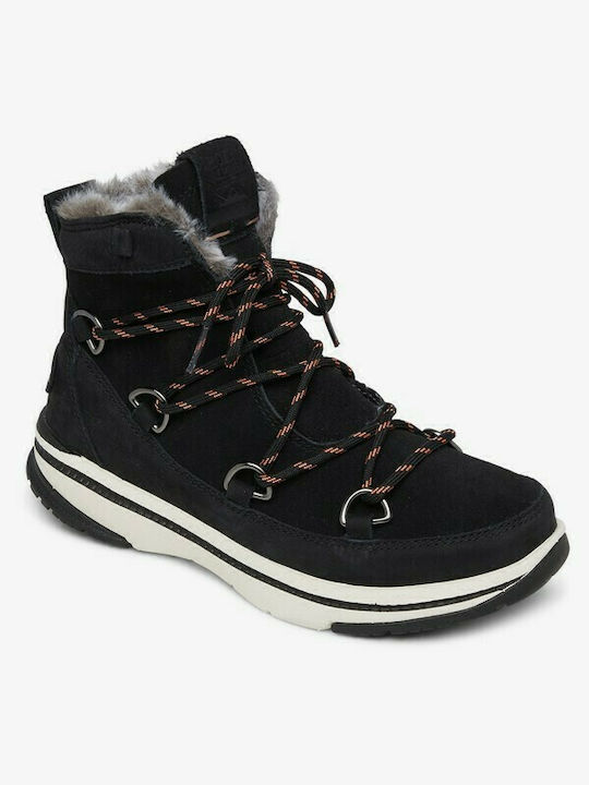 Roxy Decland - Leather Boots for Women (ARJB700655) - BLACK