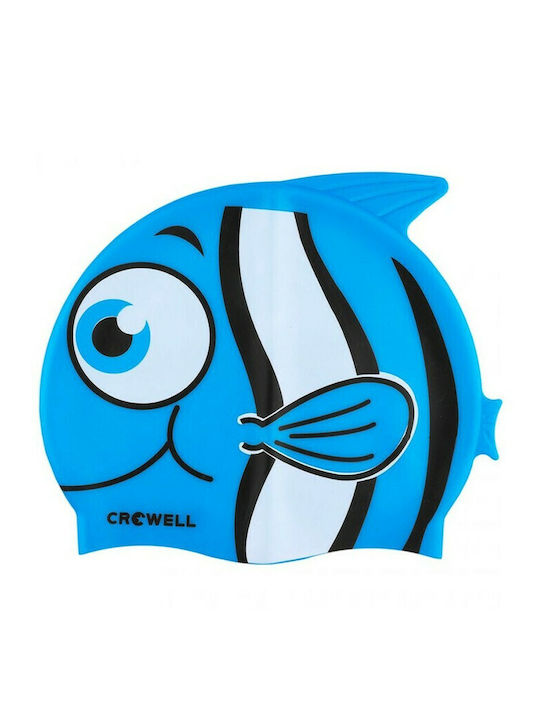 Crowell Nemo Silicone Kids Swimming Cap Blue