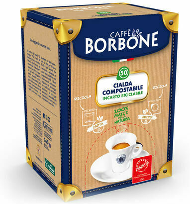 Caffe Borbone Kapseln Espresso Oro Kompatibel mit Maschine E.S.E. Pod 50Mützen