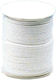 Lalizas Σχοινί Gestrickt 3mm Polyester 1kg Motorstart Weiß
