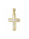 Triantos Men's Gold Cross 14K with Chain