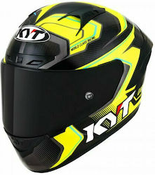 KYT NZ-Race Competition Full Face Helmet ECE 22.05 Black/Yellow YSNZ0016XS