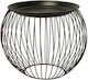 Round Metal Side Table Bronze M40xL40xH33cm