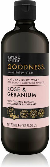 Baylis & Harding Goodness Rose & Geranium Bubble Bath Gel & Rose Scent 500ml