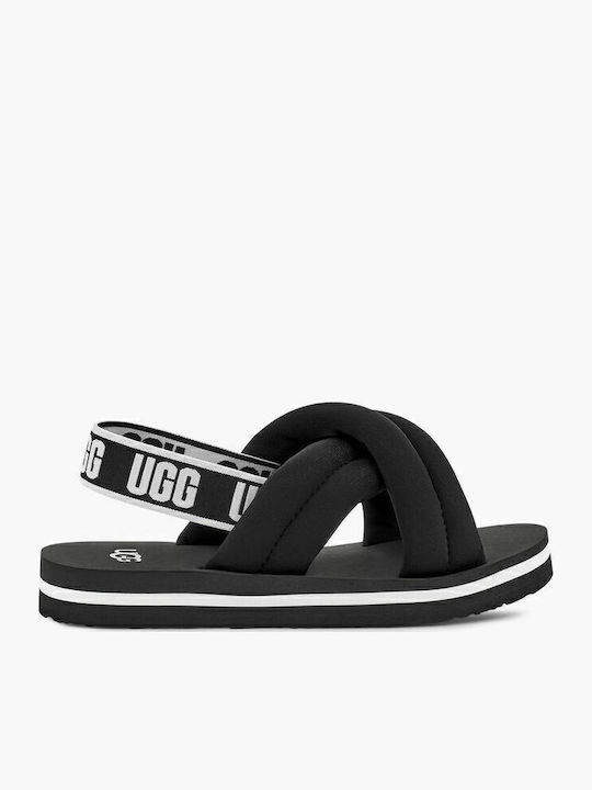 UGG Παιδικά Πέδιλα Μαύρα