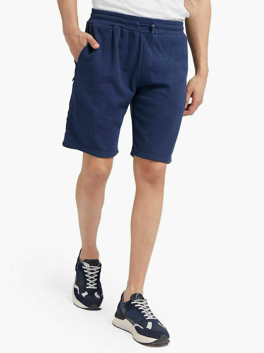 Guess Pantaloni scurți sport bărbați Albastru marin
