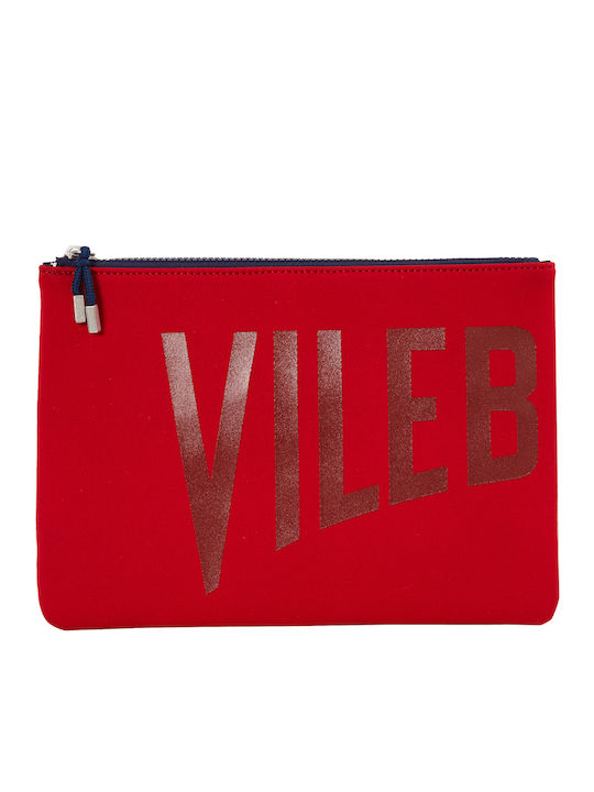 Vilebrequin Toiletry Bag in Red color 23cm