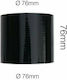 Simoni Racing Air Intake Car Silicone Hose Straight Φ76 Length 76mm Universal Black
