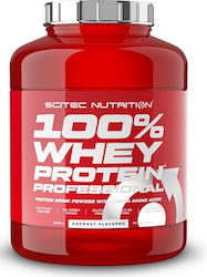 Scitec Nutrition 100% Whey Professional with Added Amino Acids Πρωτεΐνη Ορού Γάλακτος Χωρίς Γλουτένη με Γεύση Coconut 2.35kg