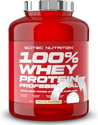 Scitec Nutrition 100% Whey Professional with Added Amino Acids Πρωτεΐνη Ορού Γάλακτος Χωρίς Γλουτένη με Γεύση Βανίλια 2.35kg