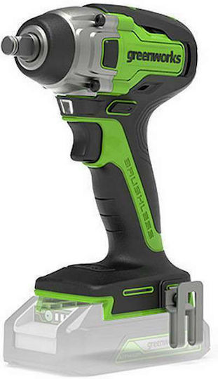 Greenworks GD24IW400 Brushless Impact Wrench Battery 24V Solo with Socket 1/2"