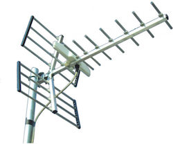 Mistral Magic 5G Outdoor TV Antenna (without power supply) Silver Connection via Coaxial Cable