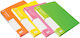 Groovy Clipboard Flexible with 30 plastic sleeves Slides for Paper A4 Neon (Μiscellaneous Designs/Colors) 1pcs