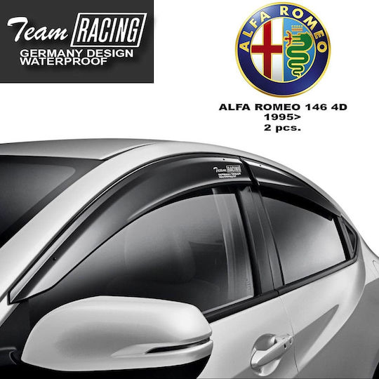 Team Racing Σετ Ανεμοθραύστες Αυτοκινήτου Μπροστινοί για Alfa Romeo Alfa 146 2τμχ