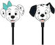 Disney The Dalmatians In-ear Handsfree με Βύσμα 3.5mm Μαύρο